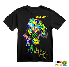 Side Portrait - Rossi - 46 - MotoGP - Sport - Majica
