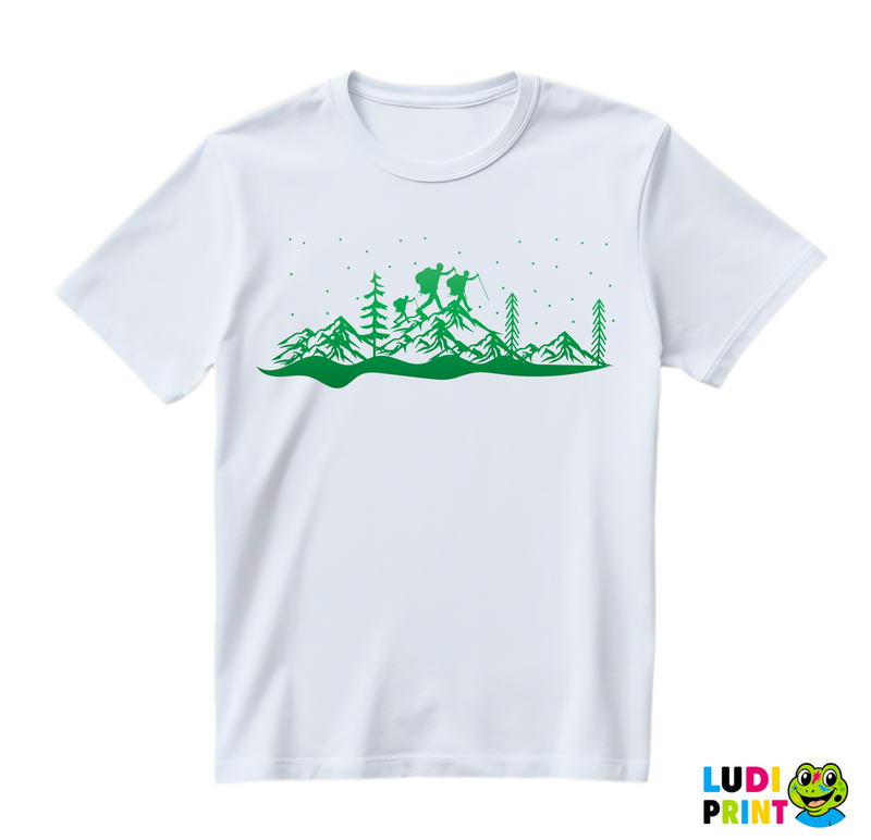 Hiking - Green Lines - Planinarenje - Kampovanje - Priroda - Nature - Majica