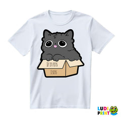 If It Fits I Stis - Kutija I Mačka - Cats - Majica