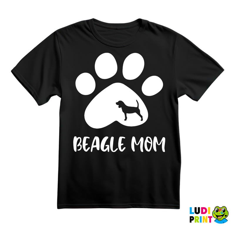 Beagle Mom - Pas Bigl - Dog - Psi - Majica