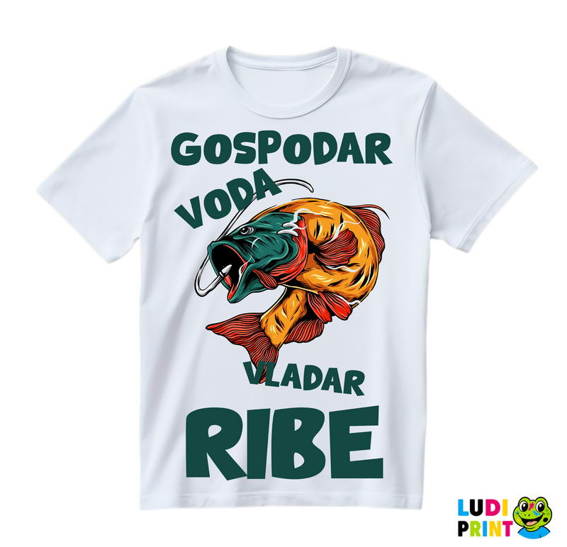 Gospodar Voda, Vladar Ribe - Pecanje - Fishing - Majica