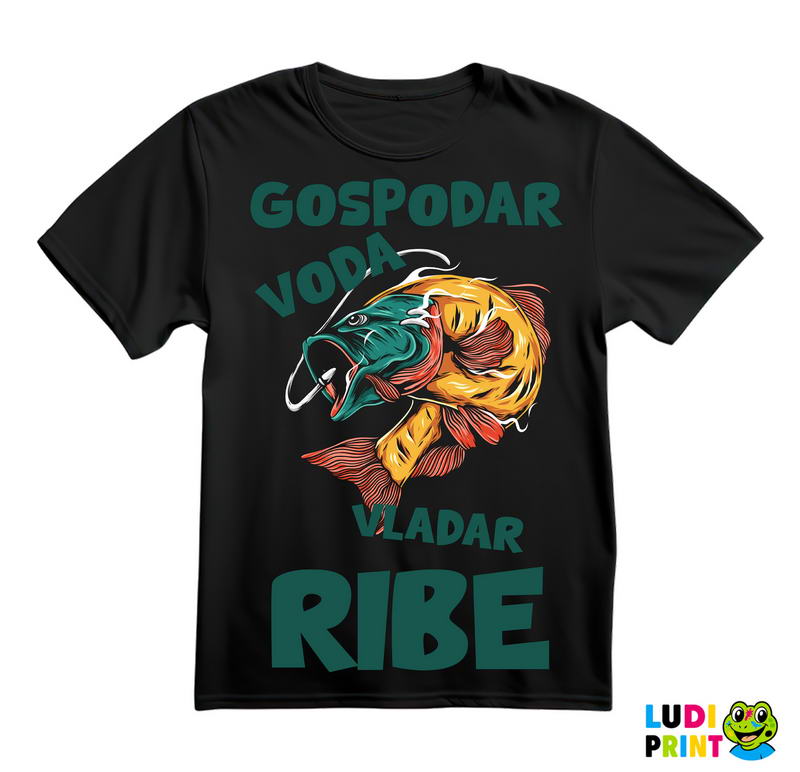 Gospodar Voda, Vladar Ribe - Pecanje - Fishing - Majica