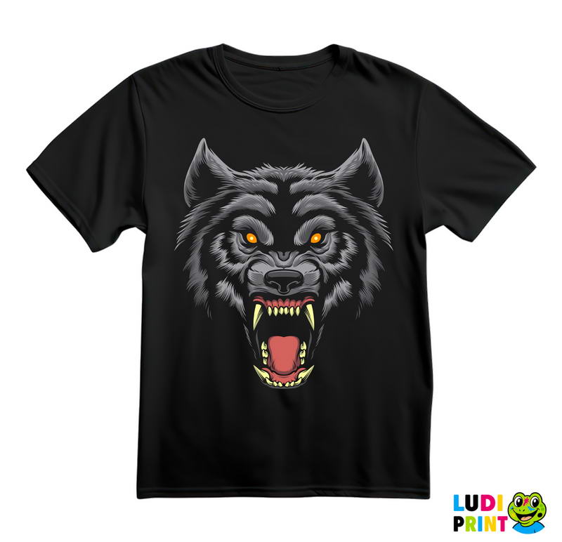 Besni Vuk - Veliki Zubi - Wolf - Životinje - Majica