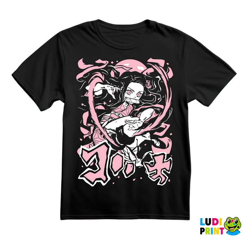 Nezuko - Lines - Demon Slayer - Majica