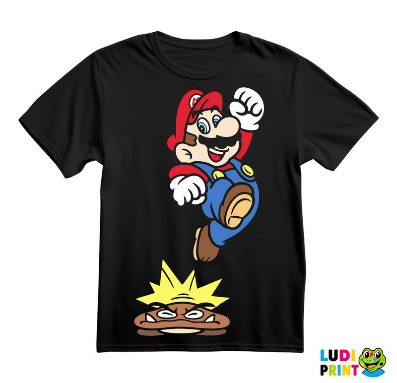 Skače - Super Mario - Majica