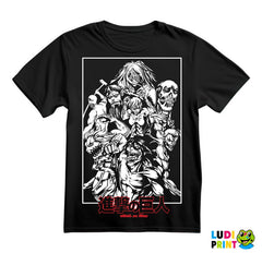 Titans - White And Red - Attack On Titan - AOT - Majica