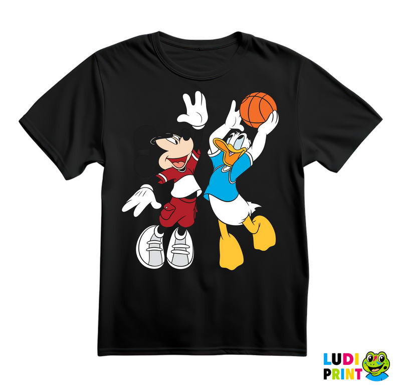 Miki I Donald Igraju Basket - Crtani Filmovi - Majica
