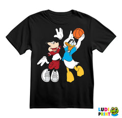 Miki I Donald Igraju Basket - Crtani Filmovi - Majica