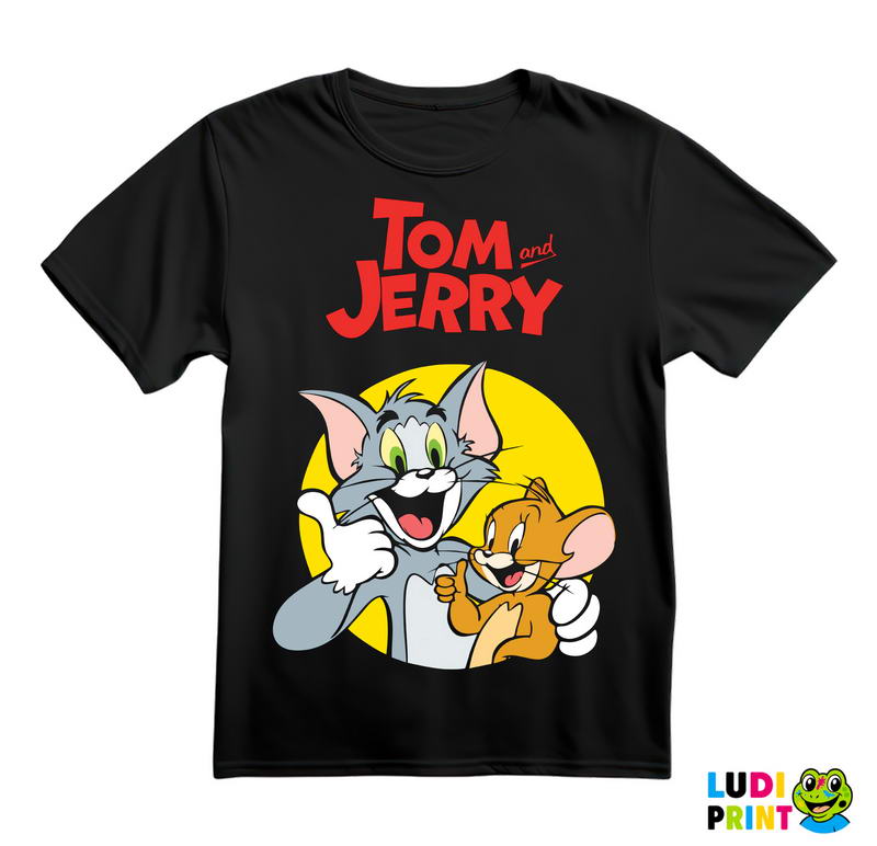 Tom I Džeri Se Grle - Crtani Filmovi - Majica