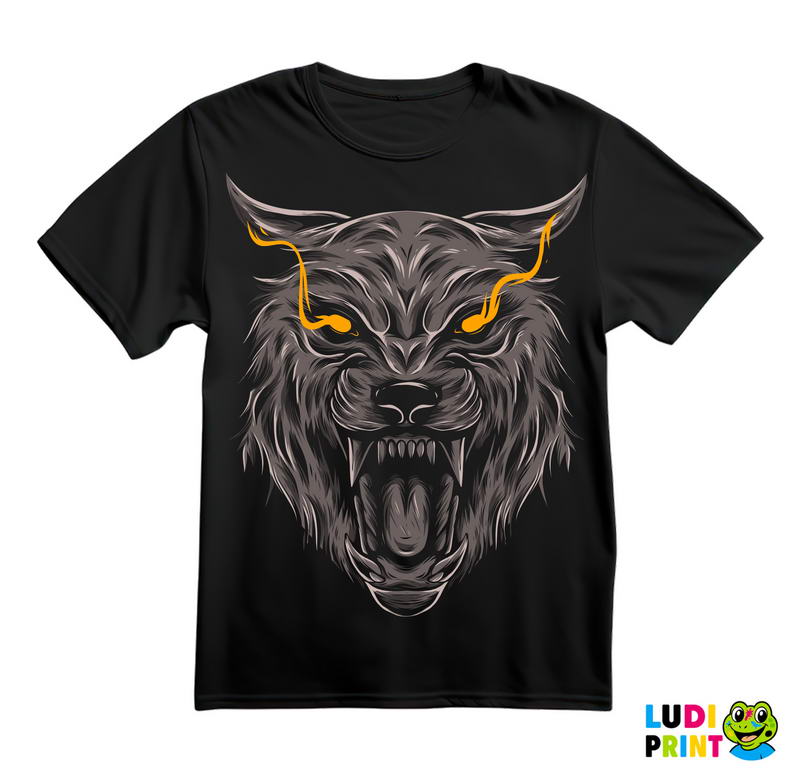 Sa Vatrenim Očima - Vuk - Životinje - Majica
