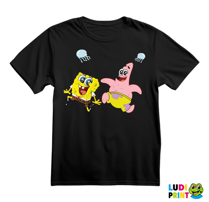 Đuskaju - Patrik - Sundjer Bob - Sponge Bob - Crtani Filmovi - Majica