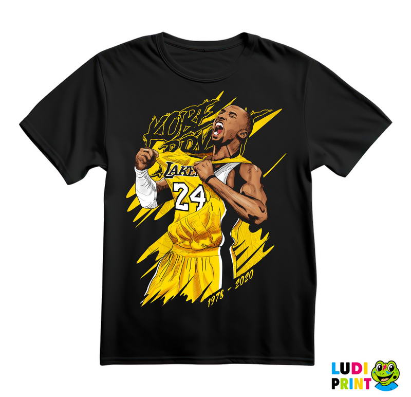 Kobe Bryant Yellow Lines - NBA - Košarka - Majica