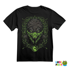 Reptil - Dots - Head - Mortal Kombat - Majica