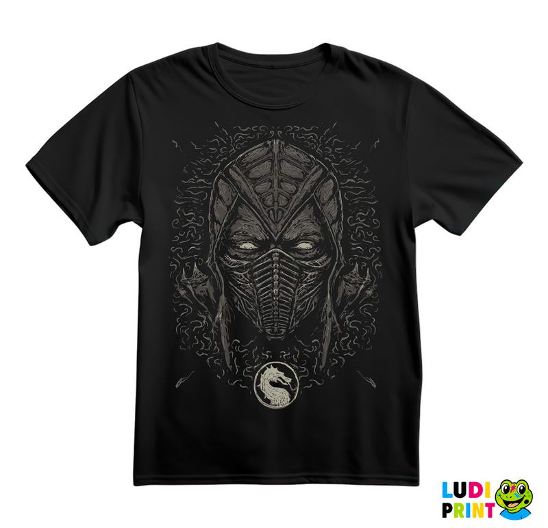 Noob Saibot - Dots - Head - Mortal Kombat - Majica