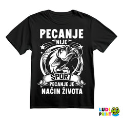 Nije Sport Već Način Života - Pecanje - Fishing - Majica