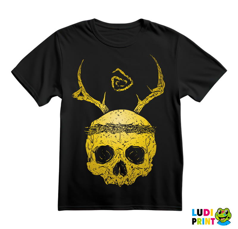 Yellow Skull - True Detective - Majica
