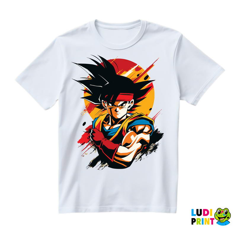 Colors Splashing - Goku - Dragon Ball - Majica