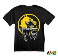 Scorpion And Yellow Logo - Mortal Kombat - Majica