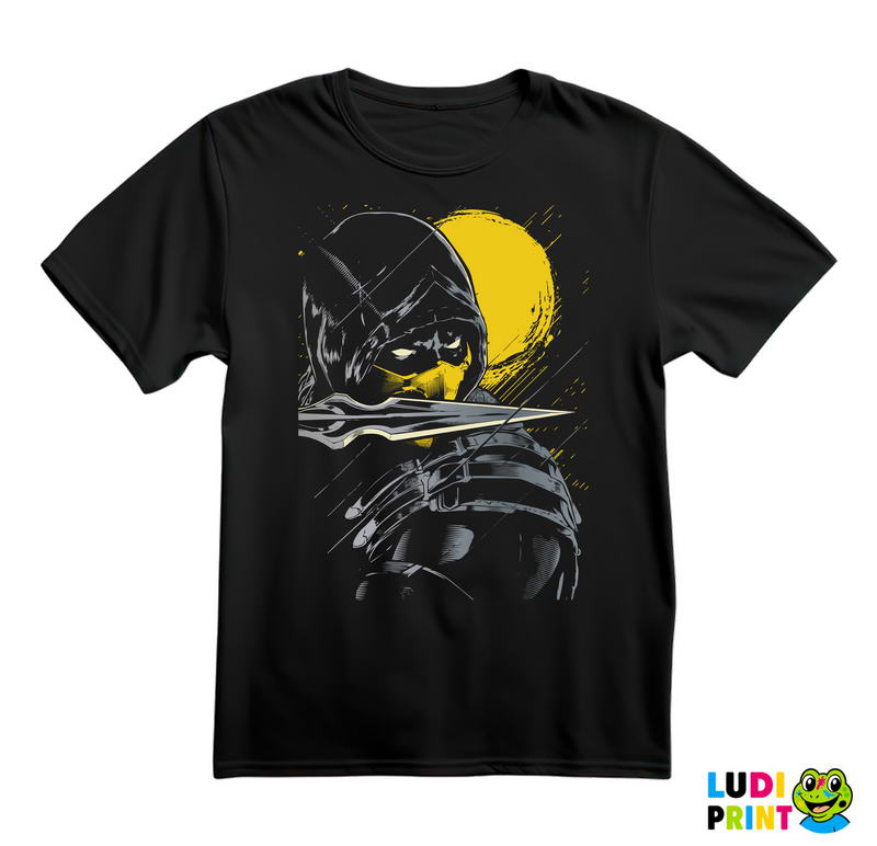 Scorpion Dark Portrait - Mortal Kombat - Majica