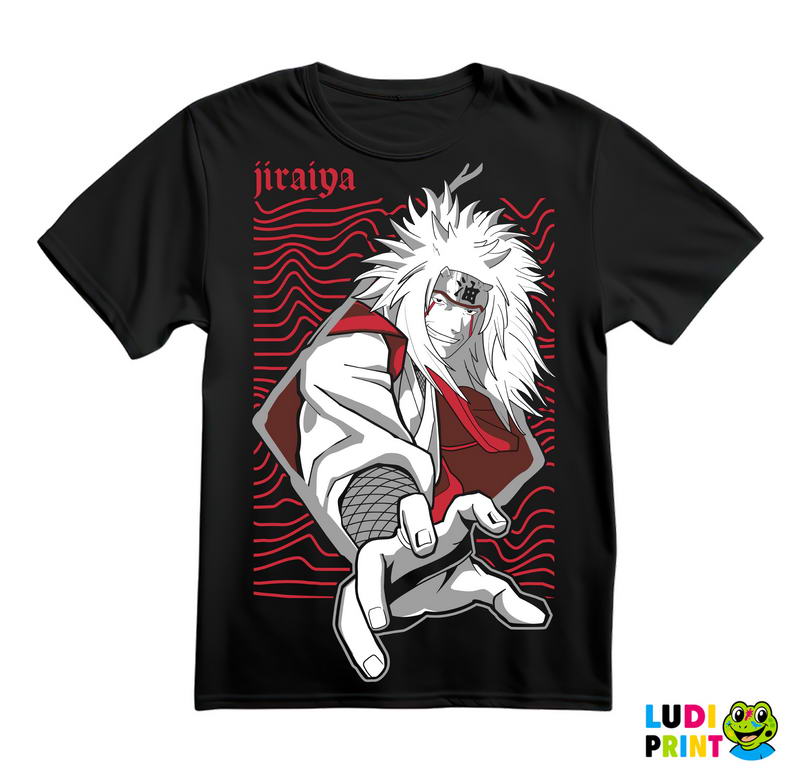 Jiraiya Red Lines - Naruto - Majica