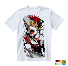 Denji - Side - Chainsaw Man - Anime - Majica