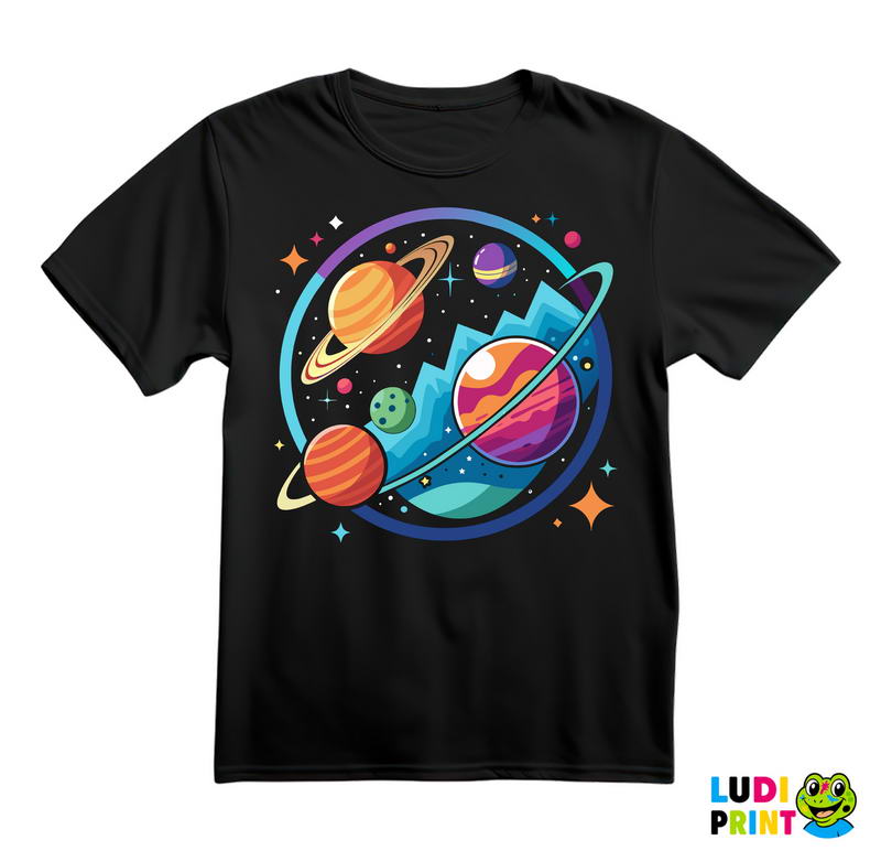 Šarene Planete - Space - Svemir - Majica