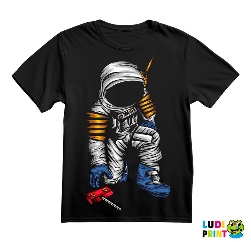 Astronaut Sa Prijemnikom - Space - Svemir - Majica