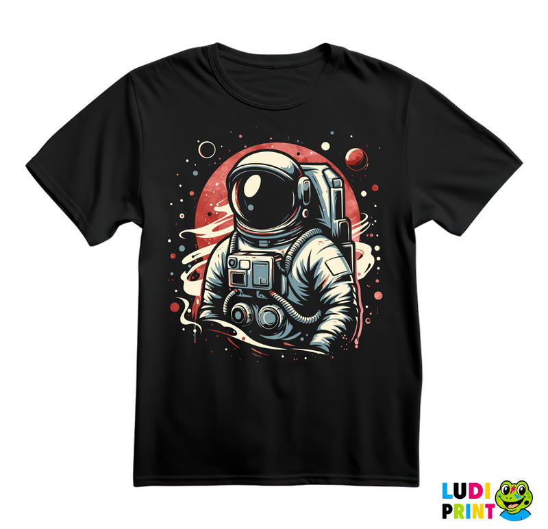 Astronaut I Crveni Mesec - Space - Svemir - Majica