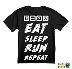 Eat, Sleep, Run, Repeat - Trčanje - Running - Majica