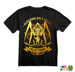 Alien Bugs Are A Threat, Enlist Today - Helldivers 2 - Games - Majica