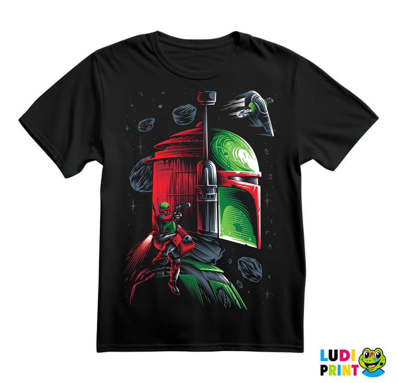 Boba Fett - Side Portrait - Star Wars - Majica