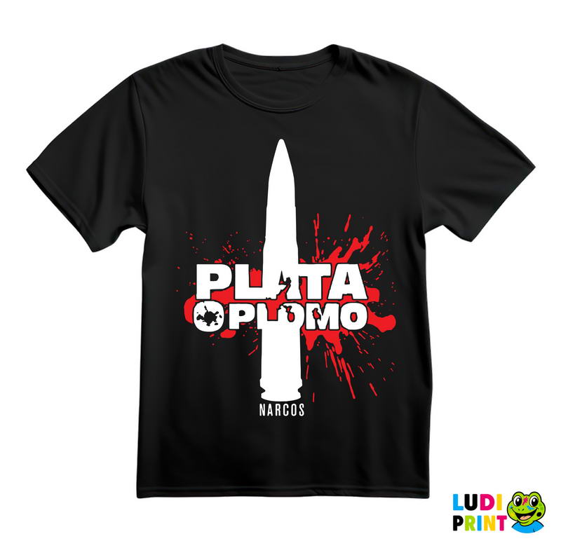 Plata O Plomo Bloody Bullet - Narcos - Majica