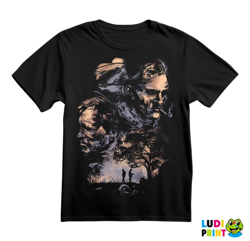 Rust And Roy - Smoke And Colors - True Detective - Majica