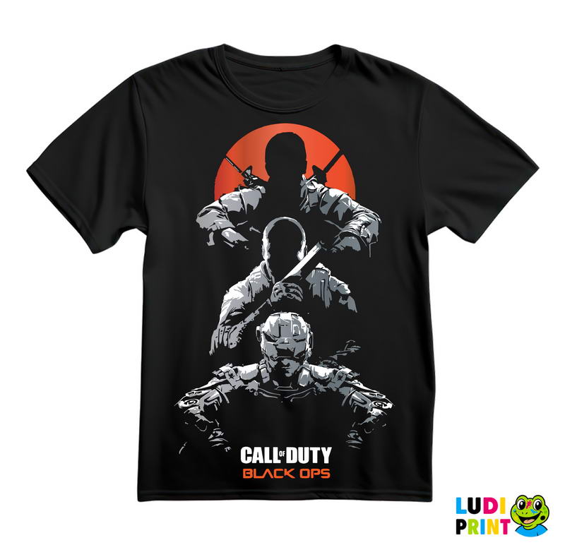 Black Ops - Grey - Call Of Duty - COD - Majica