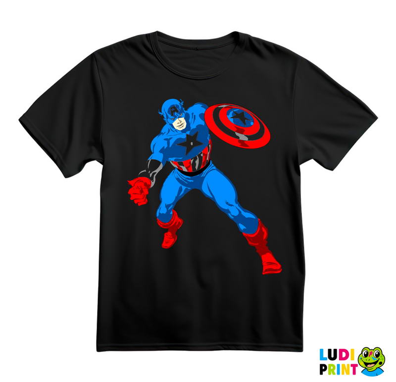 Attack - Captain America - Avengers - Majica