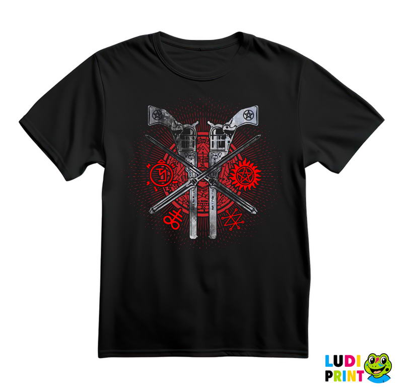 Pistols And Symbols - Supernatural - Majica