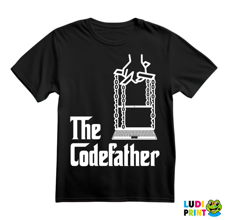 The CodeFather - Binary Code - Geek - Majica