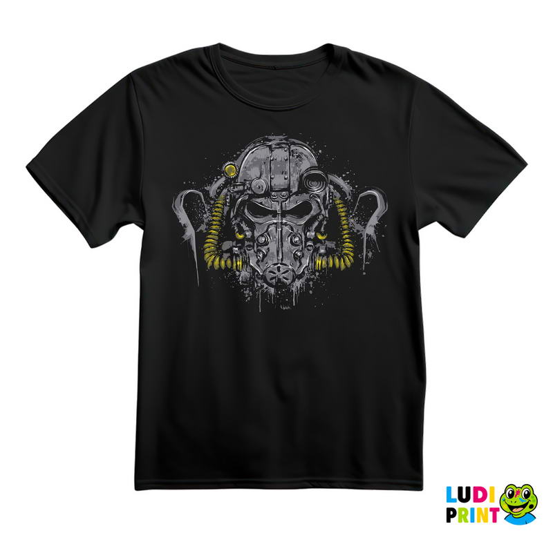 T-60 Helmet - Dots - Fallout - Games - Serija - Majica