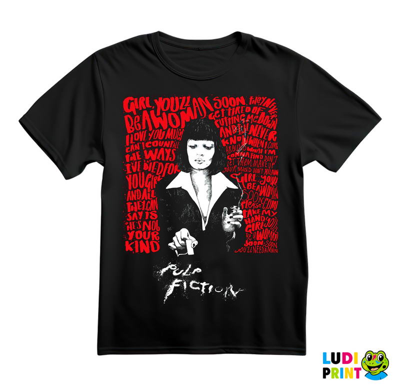 Mia Wallace - Red - Pulp Fiction - Majica