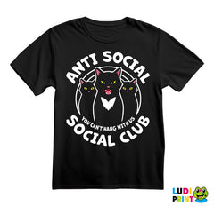 Anti Social Social Club - Mačke - Cat - Majica