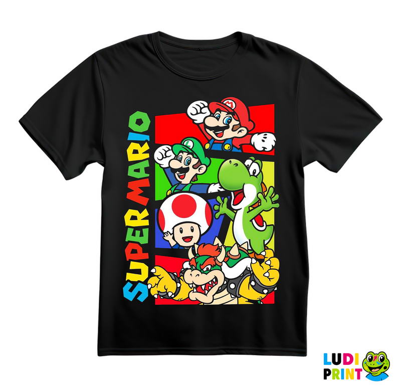 Svi Zajedno Skaču - Super Mario - Majica