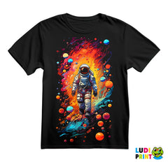 Astronaut Sa Šarenim Balonima - Space - Svemir - Majica
