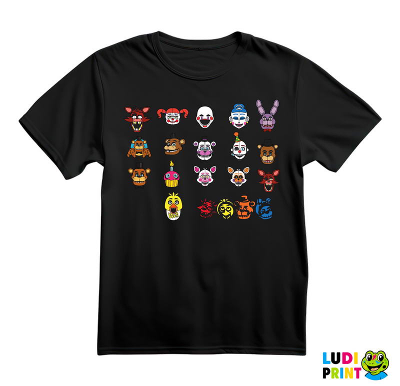 Heads - Five Nights at Freddy's - Majica