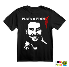 Pablo Escobar Portrait Plata O Plomo - Narcos - Majica
