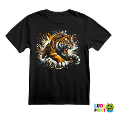 Rasprskane Boje - Tigar - Životinje - Majica