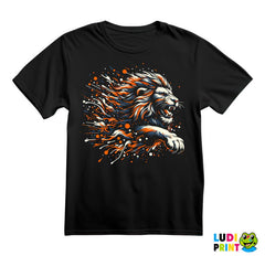 Rasprskane Boje - Lav - Životinje - Majica