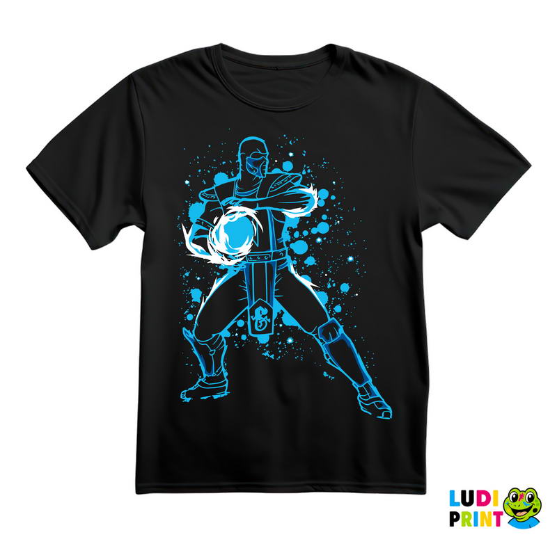 Sub Zero - Blue Splash - Mortal Kombat - Majica