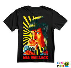 Mia Wallace Drinking Milkshake - Pulp Fiction - Majica