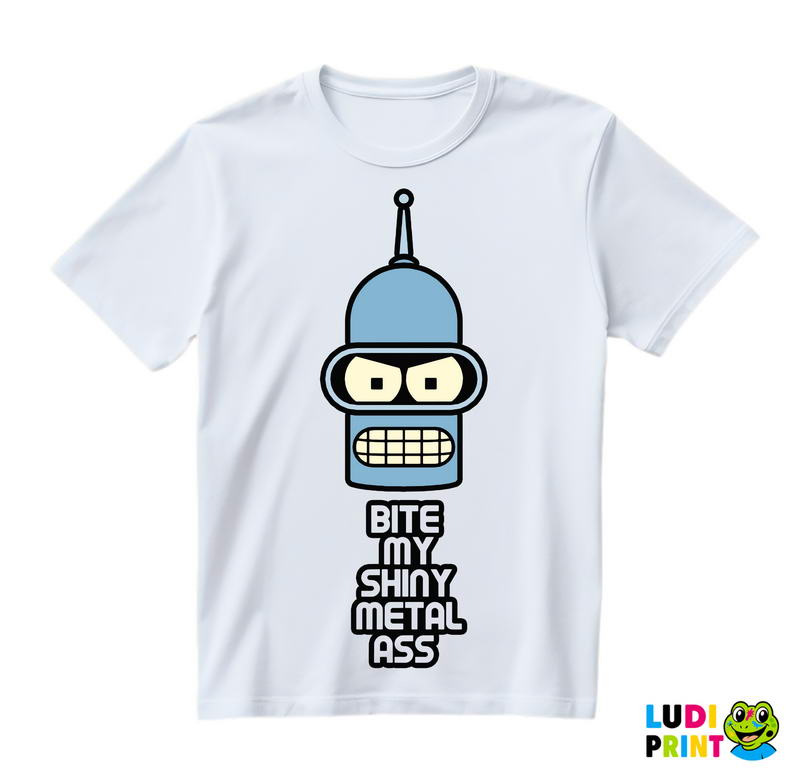 Bite My Shiny Metal Ass - Bender - Futurama - Majica