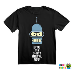 Bite My Shiny Metal Ass - Bender - Futurama - Majica
